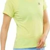 T-shirt Salomon CROSS RUN SS TEE W -Hot Sale Running apparel Salomon Store salomon cross run ss tee w sunny lime heather 463762 lc1729400 480