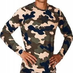 Long-sleeve T-shirt Saysky Camo Blaze Longsleeve