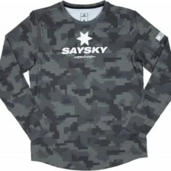 Long-sleeve T-shirt Saysky Camo Blaze LS